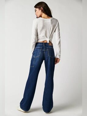 We The Free Tinsley Baggy High-Rise Jeans size 31